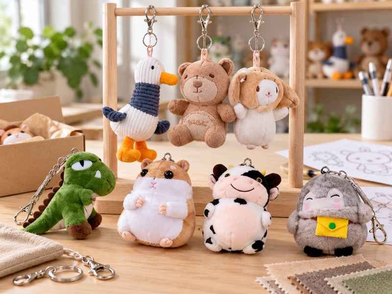 02-2 Ewin toys Plush Keychains