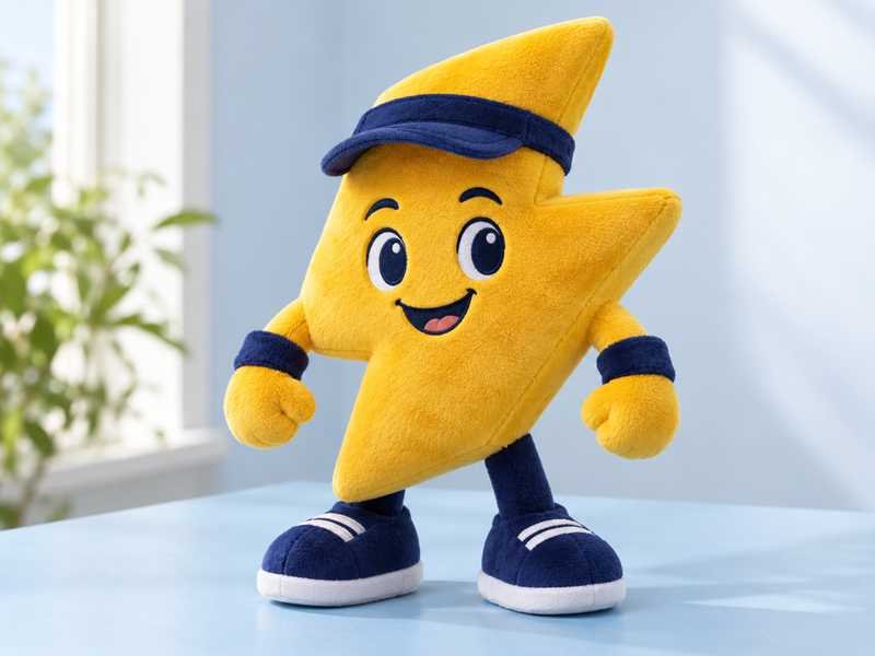 02-02 Mascot Plush Mustard Lightning Bolt Mascot Plush-4