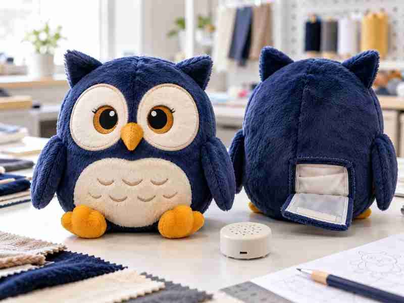 Ewintoys 04-08 Electronic Functional Plush Plush Owl Workshop Prototype