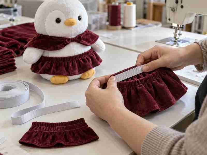Ewintoys 05-05 Elastic Closures Trims And Auxiliary Materials Penguin skirt waistband elasticity test-7